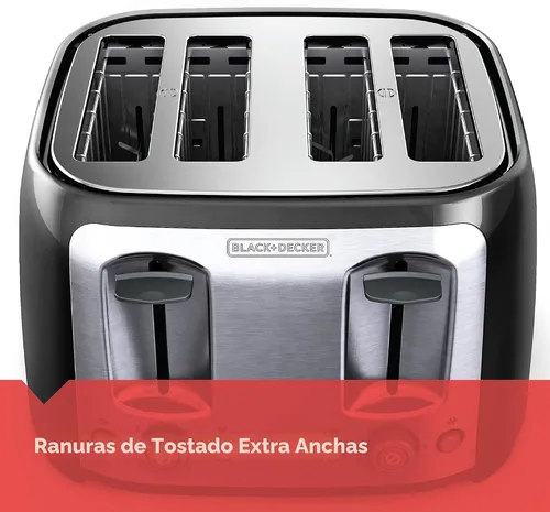 Vista 3 de NUEVO Negro & Decker tr1478bd 4 Slice tostador de pan negro; suministro _ _ _ _ _ _ _ _ _ _ por _ _ _ _ _ _ _ _ _ _ sincityessentials