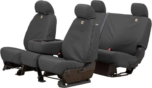 Vista 3 de Covercraft Carhartt SeatSaver - Fundas de asiento personalizadas Compatible con Ford F-150 Crew Cab 2015-2018 asiento de banco de segunda fila