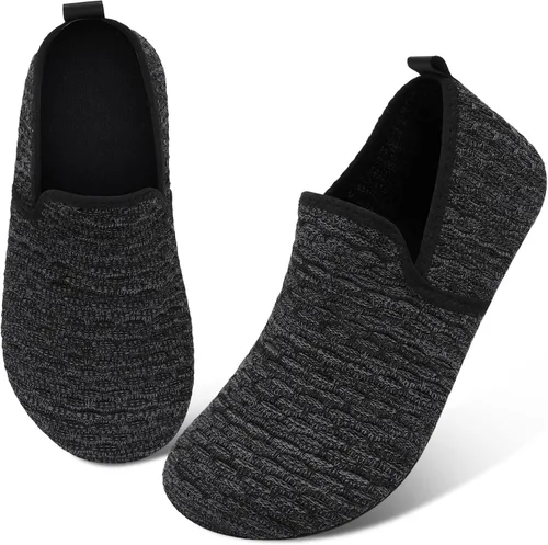 Vista 3 de Scurtain Pantuflas unisex con suela de goma para adultos