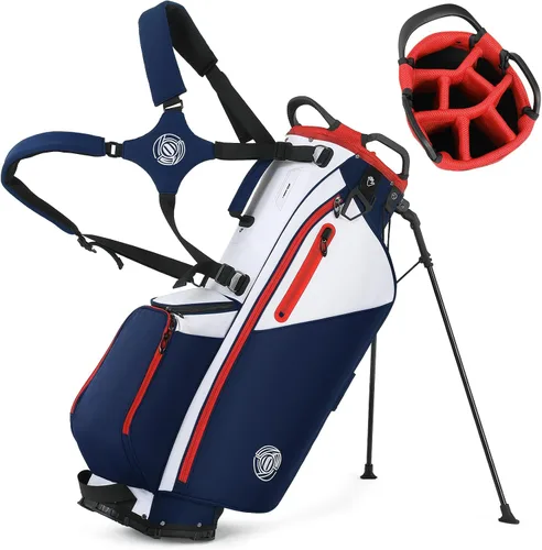 Vista 11 de Lightweight 7 Way Golf Stand Bag for Men Women, Upgrade Base Multi Pckets Cooler Pockets, Full-Length Dividers, Ergonomic Dual Strap Design