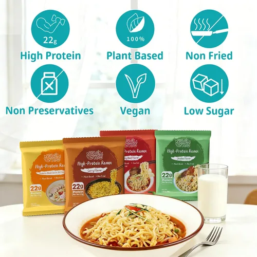Vista 4 de VOLO VERO Paquete variado de fideos ramen con alto contenido de proteínas