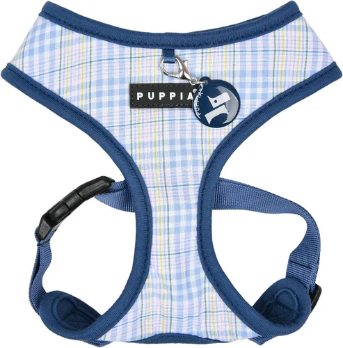 Vista 19 de Puppia Arnés para perro sobre la cabeza de moda de primavera y verano, Aqua_Fete, talla M