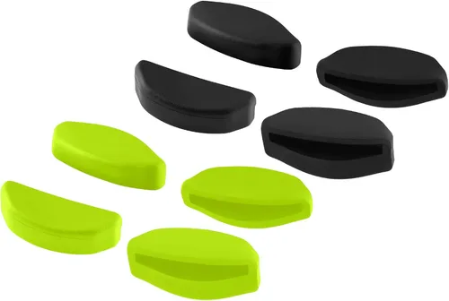 Vista 11 de Mryok Replacement Nose Pieces Nose Pads for Oakley Frogskins Range/Hybrid/HSTN/Top Knot/Frogskins Range XL Sunglass - Options 1 par negro - ajuste