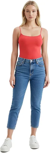 Vista 391 de Emmalise Camisola larga casual básica para mujer, con tirantes ajustables, top en capas