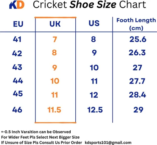Vista 6 de KD - Zapatos de cricket para hombre, zapatos de hockey con pinchos de goma, multiusos para exteriores, calzado de rendimiento completo para césped