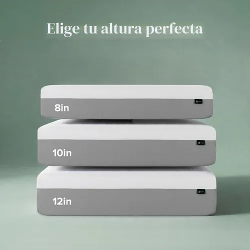 Vista 7 de Zinus Colchón de espuma viscoelástica esencial de té verde individual de 8