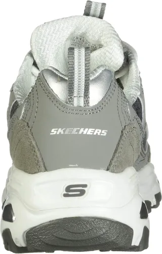 Vista 3 de Skechers D'Lites - Tenis de espuma viscoelástica con cordones para mujer