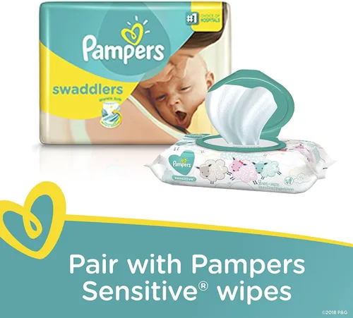 Vista 5 de Pampers Swaddlers Active - Pañales para bebé, talla 5, 19