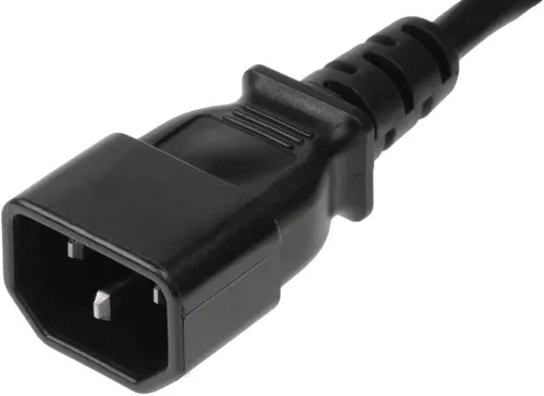 Vista 4 de SF Cable Cable adaptador de corriente para monitor NEMA 5-15R a IEC320 C14, 3 pies - 14 AWG
