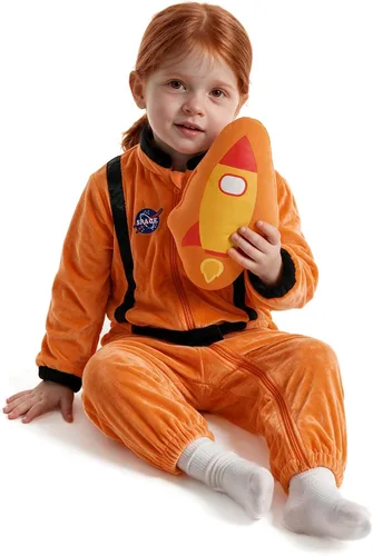 Vista 6 de HSCTEK Disfraz de astronauta para bebé recién nacido, bebé y niños pequeños Azul marino