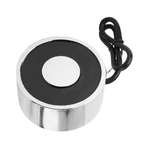 Vista 18 de Heyiarbeit 12V DC 50N Imán de elevación eléctrica electroimán solenoide Ascensor Holding 25mmx20mm