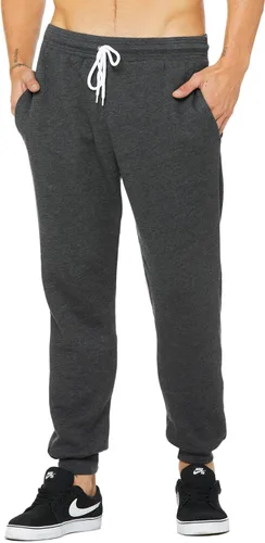 Vista 2 de Bella + Canvas C3727 - Pantalones deportivos unisex, Dark Grey Heather-93