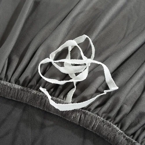 Vista 9 de MIFXIN - Funda elástica para sofá seccional, 2 piezas, elástica, de 3 asientos, en forma de L, protector de muebles con 4 fundas de almohada