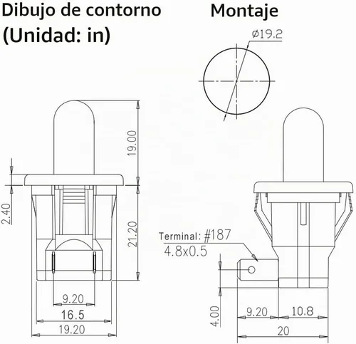 Vista 7 de 297243800 Interruptor de luz de puerta de refrigerador para Electrolux Frigidaire Subzero