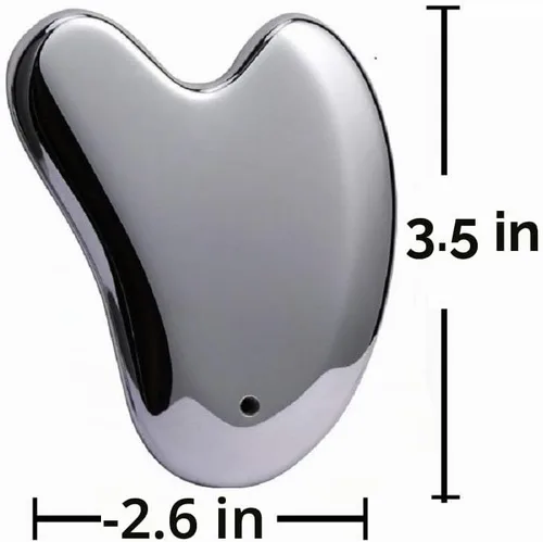Vista 3 de SAEEYCUE - Herramientas de raspado facial Gua Sha con piedra Terahertz
