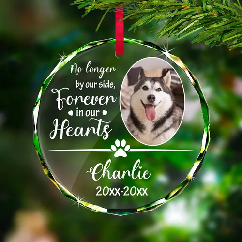 Vista 14 de Adorno de Navidad personalizado con foto, adornos de imagen personalizados para Navidad 2026, adorno colgante conmemorativo personalizado