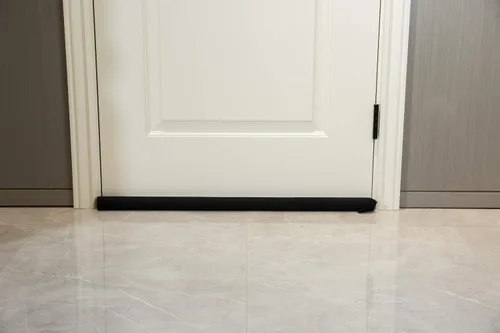 Vista 3 de Bloqueador de ruido de puerta – 36 pulgadas gris tope de puerta – Silenciador de puerta a prueba de sonido Protector de corriente de puerta