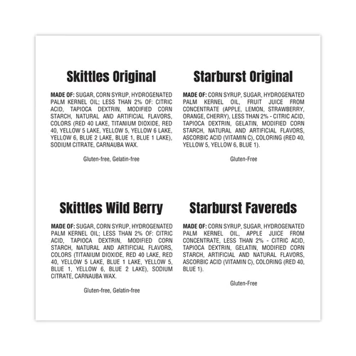 Vista 3 de Skittles And Starburst Bite - 250 unidades de caramelos variados, 104.4 onzas