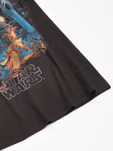 Vista 3 de STAR WARS Camiseta Ewok Angle Woodcut para hombre