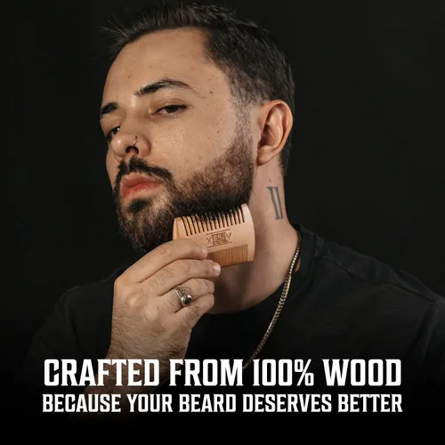 Vista 4 de Viking Revolution Acondicionador definitivo para el aseo de la barba de los hombres, suaviza, suaviza y alivia la picazón de la barba, contiene