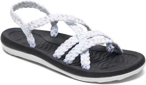 Vista 23 de MEGNYA – Sandalias para mujer, cómodas, planas, con soporte de arco, impermeables, para caminar, senderismo, viajes, bodas, playas y lugares