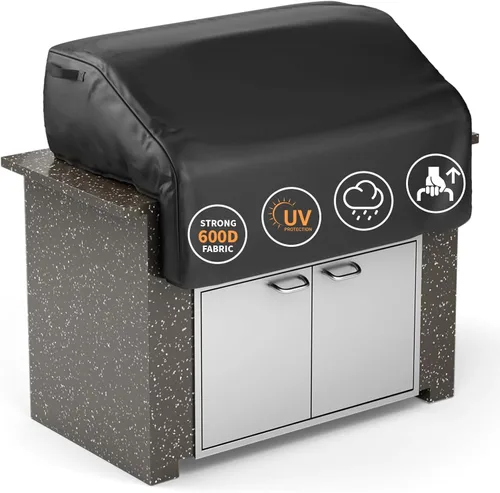 Vista 9 de GRISUN - Cubierta de parrilla integrada de 32 pulgadas para Bull 45005 cubierta de cocina al aire libre 600d Polyester Anti-fade Waterproof,Fits