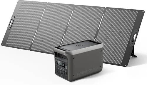 Vista 12 de DABBSSON - Estación de energía portátil de 2048 Wh, LiFePO4 semi-sólido seguro, potencia de aumento de 3300 W, salida de CA de 2200 W ×6, 41 lb