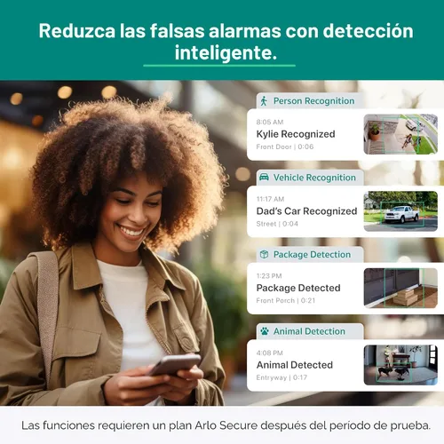 Vista 2 de Arlo Cámara de seguridad enchufable esencial 2K (3ª generación) - 1 cámara