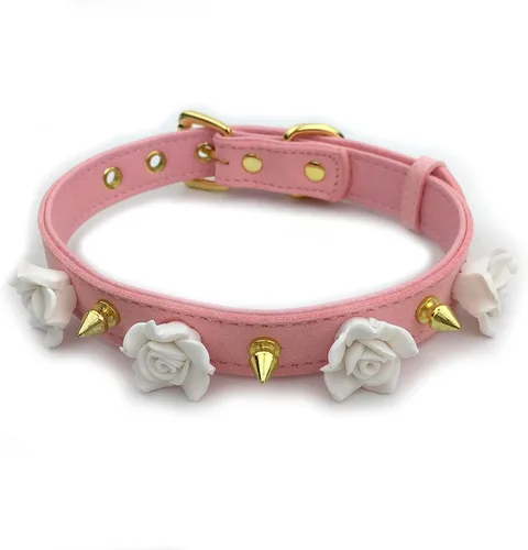 Vista 31 de Succuba Collar de Gargantilla de Flor Hecho a Mano para Mujeres y Hombres