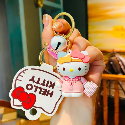 Vista 2 de SATBIR Llavero Kawaii para mujeres y niñas, lindo llavero, accesorios, bolso de moda, bolso de mano, dijes para automóvil, regalos