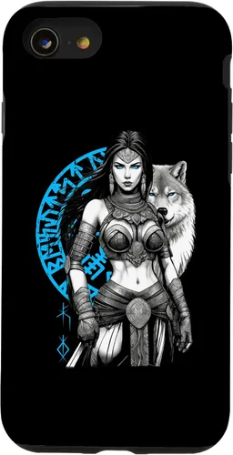 Vista 13 de Funda para iPhone 15 Mitología y fuerza The Shield Maid