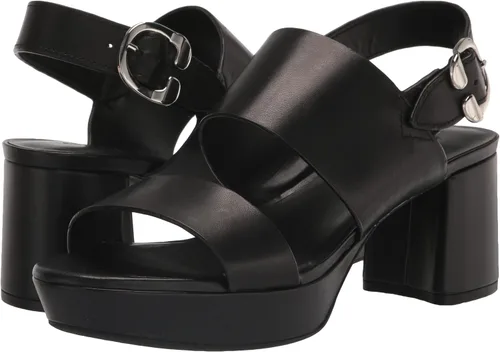 Vista 7 de Aerosoles Sandalia de tacón elegante para mujer, Cuero negro