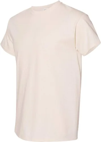 Vista 3 de Camiseta de algodón pesado para hombre de Gildan, 3XL, Natural