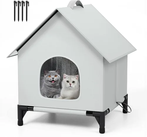 Vista 8 de Casa para gatos (XL, Frío)