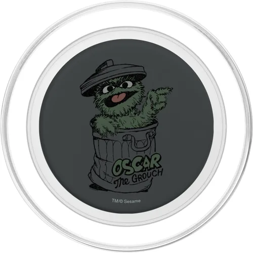 Vista 2 de Sesame Street Early Grouch PopSockets MagSafe PopGrip para iPhone