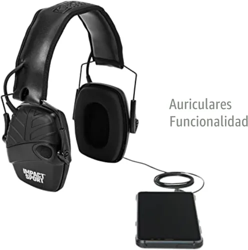 Vista 7 de Howard Leight OD eléctrico con impacto deportivo