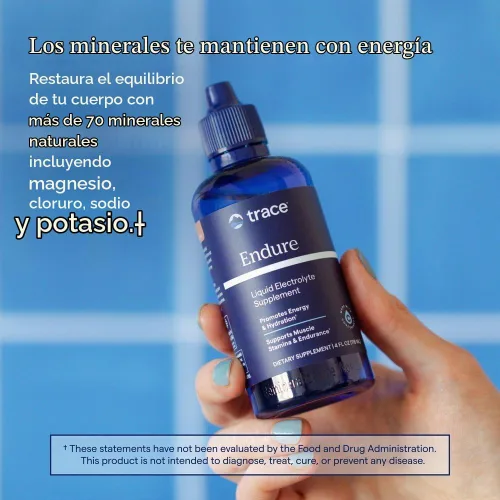 Vista 5 de Trace Minerals Endure Gotas de electrolitos, 4 onzas, hidratación sin