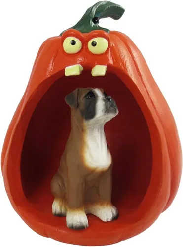 Vista 178 de Conversation Concepts Figura de Corgi galés de Halloween y calabaza Welsh Corgi Pembroke