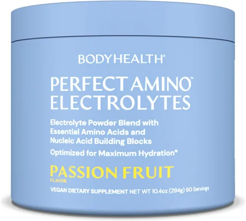 Vista 14 de BodyHealth PerfectAmino Polvo de Electrolitos Sin Azúcar, Hidratación Ayuno Keto Cero Azúcar Mezcla de Bebida de Electrolitos con Minerales Traza