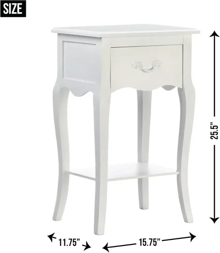 Vista 3 de Mesa decorativa Country Loft 15.75"x11.75"x25.5