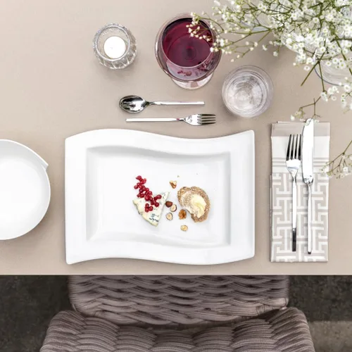Vista 4 de Villeroy & Boch New Wave - Juego de 5 piezas, acero inoxidable 18/10, servicio para 1