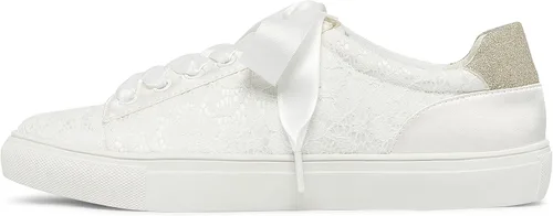 Vista 5 de JIAJIA 8834A Zapatos de boda Zapatillas de novia Pisos Zapatos de tenis de novia Zapatillas de deporte de encaje - Personalización personalizada
