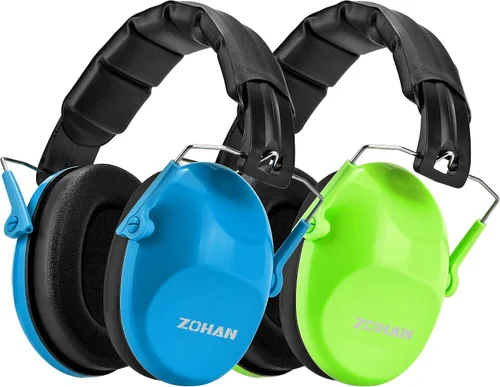 Vista 15 de ZOHAN 032 - Auriculares con cancelación de ruido para niños, 25 dB, NRR, orejeras de protección de oídos para niños, para escuela, Monster Jam