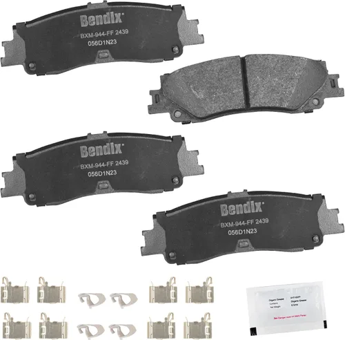 Vista 236 de Bendix Priority1 CFC154 - Juego de pastillas de freno de disco para Avanti II, Century, LeSabre, Regal, Riviera, chasis comercial, DeVille