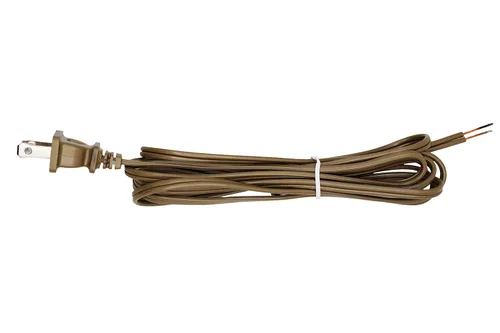 Vista 2 de Creative Hobbies Kit para hacer una lámpara o reparar - Todo el hardware esencial, socket de 3 vías y cable eléctrico a juego (Antiguo)