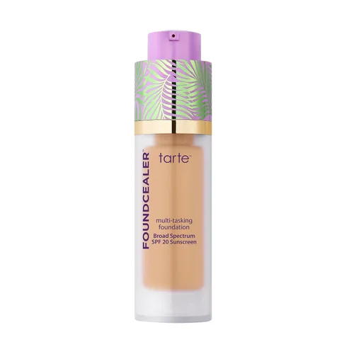 Vista 17 de tarte Babassu Foundcealer Base Dewy - Protector solar SPF 20 de amplio espectro, base y corrector en 1 con SPF, maquillaje vegano para el cuidado