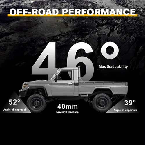 Vista 4 de ARRIS MN82 PRO 1/12 Toyota LC79 RC Rock Crawler 4WD RTR Truck Mn82pro-plata