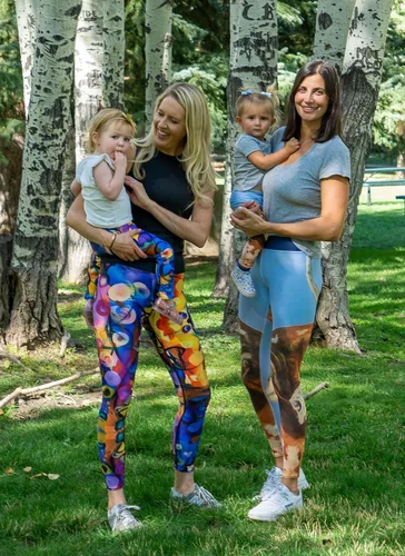 Vista 9 de Leggings para mujer, pantalones de yoga de cintura alta, control de abdomen, leggings para entrenamiento, leggings para mujer, ropa deportiva