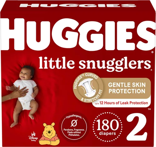 Vista 12 de Huggies Little Snugglers - Pañal para bebé, talla 1, 8 a 14 libras, 34717, 20