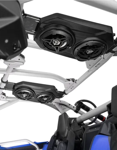 Vista 8 de KEMIMOTO Sistema de sonido UTV de 6.5 pulgadas, altavoces UTV, barra de sonido estéreo superior Bluetooth para UTV, se adapta a jaulas de rollo